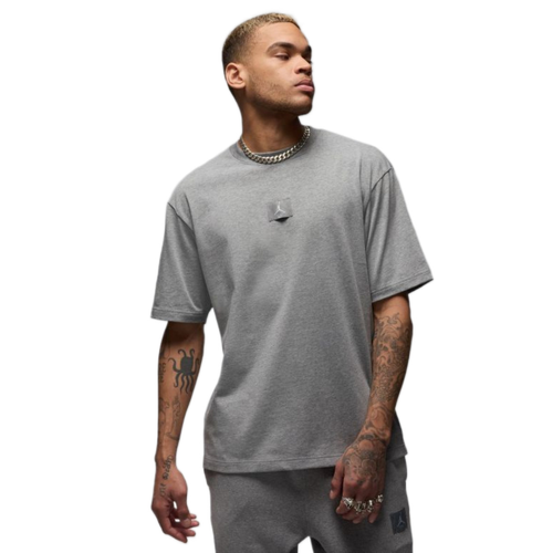 Men's sports T-shirt Jordan Flight Essentials 85 Crew Tee Carbon Heather Gray - FZ1912-091