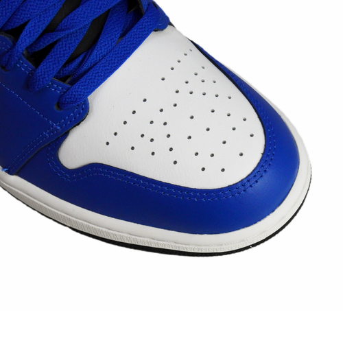 Men's sports shoes Air Jordan 1 Mid Blue White Black - DQ8426-402