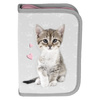 PASO Sweet Kitty Pencil Case with Equipment Gray - PP23KC-P001