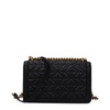 Love One Mini PINKO Women's Leather Shoulder Bag Black - 1000741A1XN-Z99Q