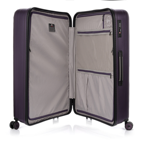 Suitcase SwissBags Echo 77cm Large Purple - 16580