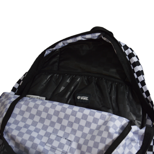 Vans Old Skool Check Backpack White-Black VN000H4XY281 + VANS Benched Bag