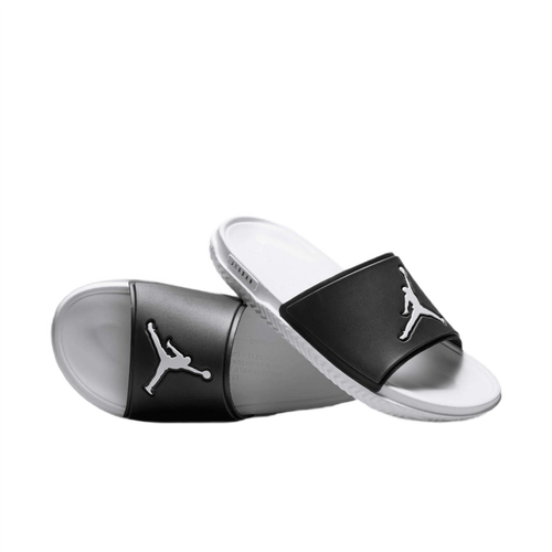 Men's sports flip-flops Air Jordan Jumpman Slide Black White - FQ1598-010