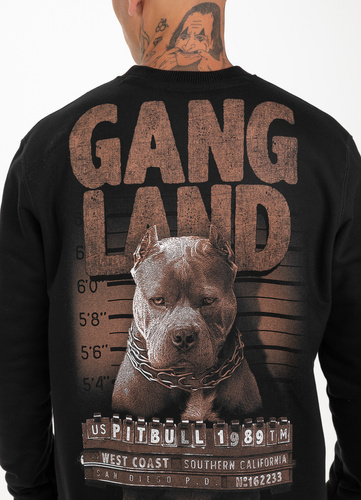 Pit Bull West Coast Crewneck Mugshot Men's Sweatshirt Black - 110006900
