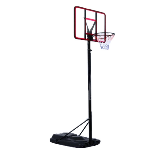 Portable Basketball Set Backboard Rim Net and Stand + Nike Everyday Playground Ball Size 7