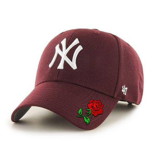 47 Brand MLB NY Yankees MVP Strapback Custom Rose - B-MVP17WBV-KMA