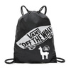 VANS Realm Backpack VN0A3UI6BLK + VANS Benched Bag + Custom White Lama 