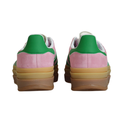 Adidas Gazelle Bold Shoes Bold True Pink / Green / Cloud White - IE0420