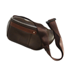 Aeronautica Militare men's waist bag brown - AM-393-MORO