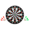Flocked Dartboard 2 in 1 METEOR Dart Set - 24691