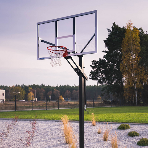 RomiSport PRO basketball basket - transparent backboard 180x105 rim net - Kos000066