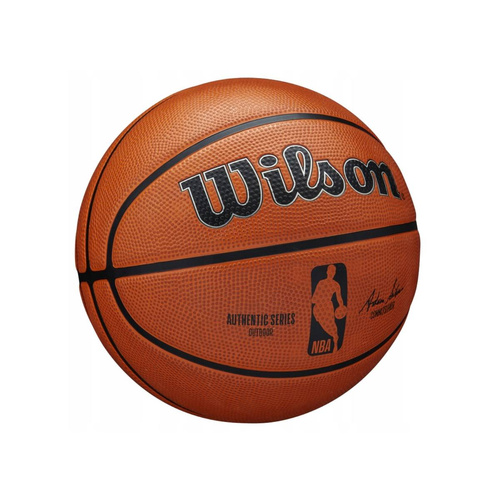Set to Basketball Portable Stand OneTeam + Wilson NBA  Authentic Series Outdoor Ball