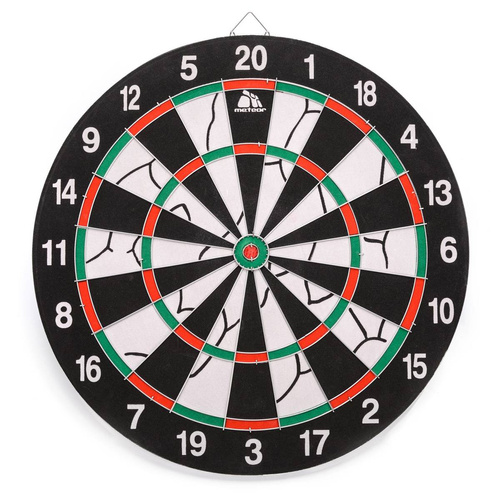 Flocked Dartboard 2 in 1 METEOR Dart Set - 24691