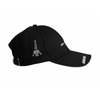 Karl Lagerfeld Paris Black Adjustable Cap with pins - L5WH7947 blk