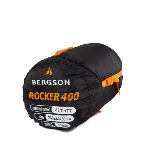 Bergson Rocker 400 Tourist Sleeping Bag Asphalt/Navy 