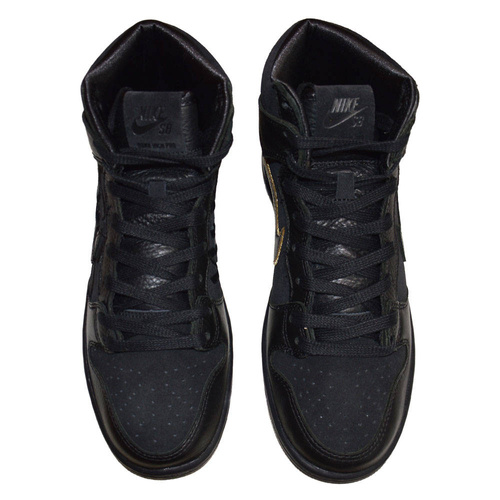 Men's sport shoes Nike SB Dunk High FAUST Black Gold - DH7755-001