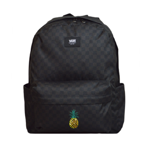 Vans Old Skool Check Backpack black/charcoal - VN000H4XBA51