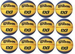 Wilson Replica RBR Official 3x3Fiba Basketball Game Basketball - 12 pieces