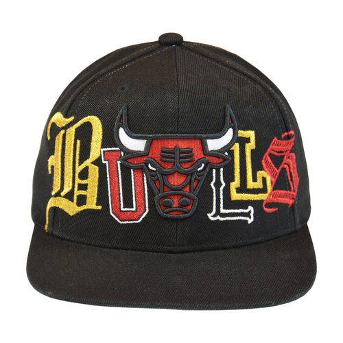 Mitchell & Ness NBA Hype Type Snapback Chicago Bulls - HHSS3180-CBUYYPPPBLCK