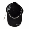 Karl Lagerfeld Paris Black Adjustable Cap with pins - L5WH7947 blk