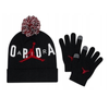 Air Jordan Essential Pom Beanie Set Black - 9A0869-023