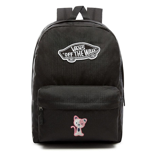 VANS Realm Backpack Custom Pink Cat - VN0A3UI6BLK 
