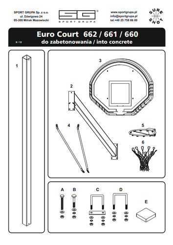 661 Euro Court Set