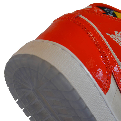 Air Jordan 1 Mid Barcelona Sweater Red Patent - DC7248-600