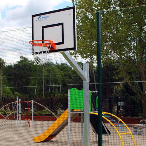 Basketball basket, 120cm extension, 120x90 epoxy backboard, lacquered rim, tiltable - Kos000040