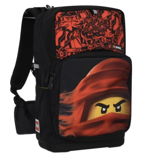 Children's school backpack for kindergarten red black 18L Lego Ninjago Red Lloyd  - 20222-2302