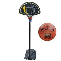Portable Basketball stand MASTER Street 305 + Spalding NBA Grip Control