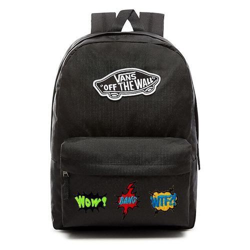 VANS Realm Backpack Custom WTF? - VN0A3UI6BLK 