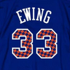 Mitchell & Ness NBA New York Knicks Patrick Ewing Name & Number Mesh Crewneck - NNMPMG18062-NYKROYA96PEW