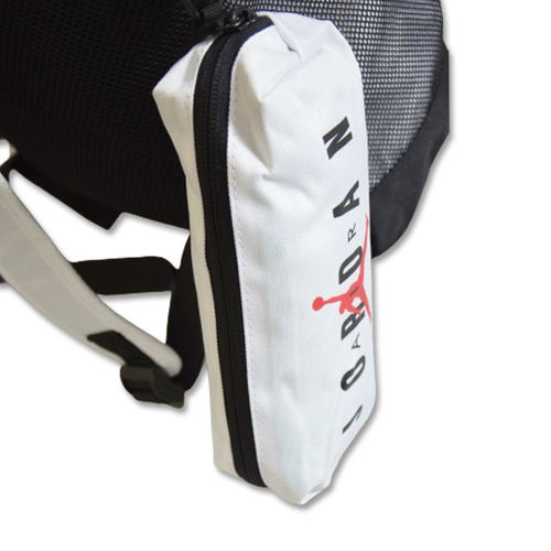 Air Jordan School Backpack White + Pencil Case - 9B0503-001