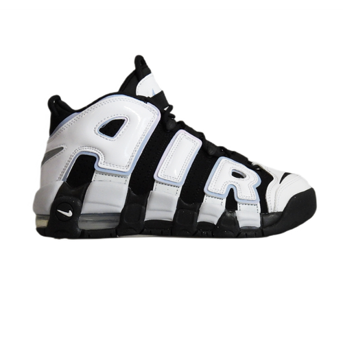Nike Air More Uptempo GS Kids Shoes Black Cobalt Bliss - DQ6200-001