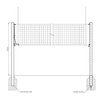 Multifunctional Volleyball Posts RomiSport - Sia000011