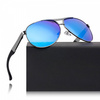 Lenzo Aviator Light Blue Sunglasses