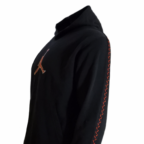 Air Jordan Flight MVP Fleece Hoodie Black/Red - FN6352-010