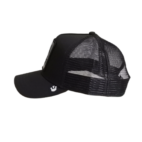 Goorin Bros. The Panther Full Black Trucker Cap - 101-1663-BLK