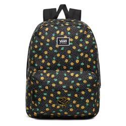 Vans Realm Classic Polka Ditsy Backpack Custom Gold Rose - VN0A3UI7VCY