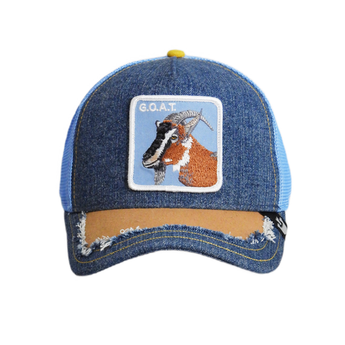 Goorin Bros. Silky Goat Denim Trucker Cap - 101-1281-DEN