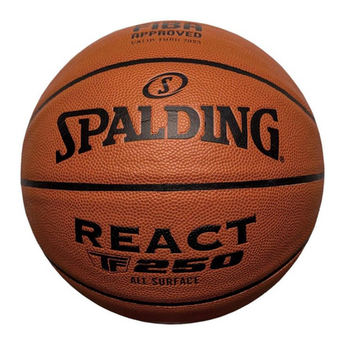 Basketball Basketball Spalding React TF-250 Logo Fiba Leather 76-967Z