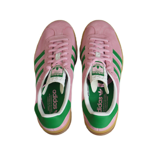 Adidas Gazelle Bold Shoes Bold True Pink / Green / Cloud White - IE0420