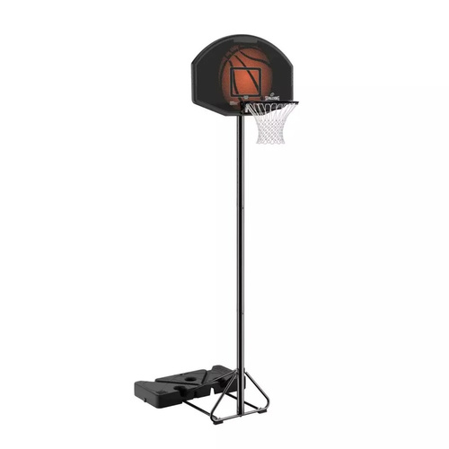 Spalding Highlight 44" Composite Portable Basketball Hoop  + Jordan Ball