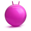 Hop ball with handles Meteor 65 cm pink - 31467