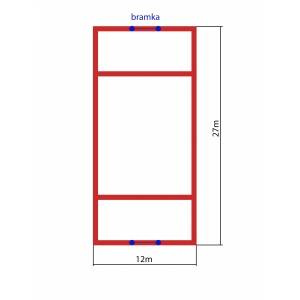 RomiSport Court Lines 9 x 18m Blue - Lin000013