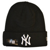 New Era MLB NY New York Yankees Essential Black Cuff Beanie Hat Black - 12122728