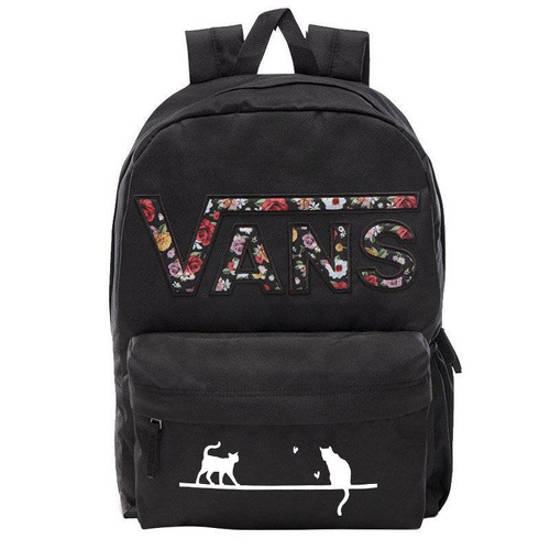 VANS Realm Backpack Custom Cats - VN0A3UI8YGL 004