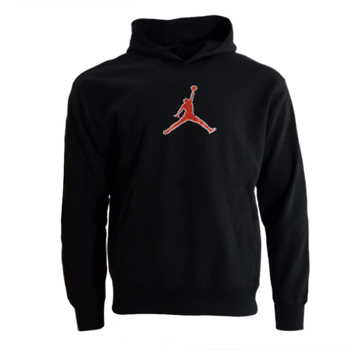 Air Jordan Flight MVP Fleece Hoodie Black/Red - FN6352-010