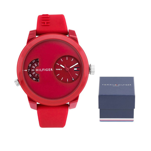 Tommy Hilfiger Casual Denim Red Watch - 1791557